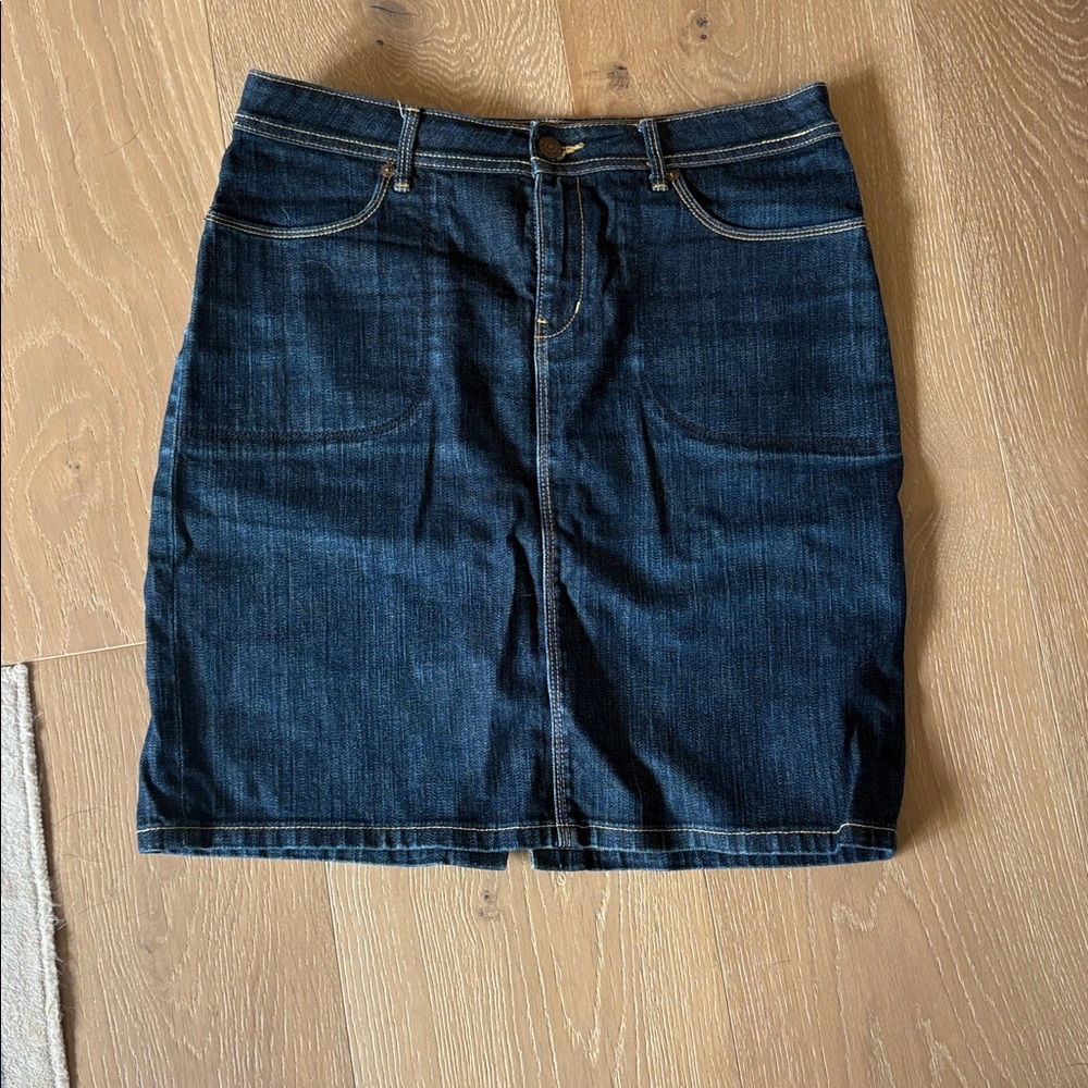 Banana Republic vintage denim straight skirt